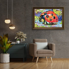 Diamond Painting - Kleurrijk lieveheersbeestje - SEOS®