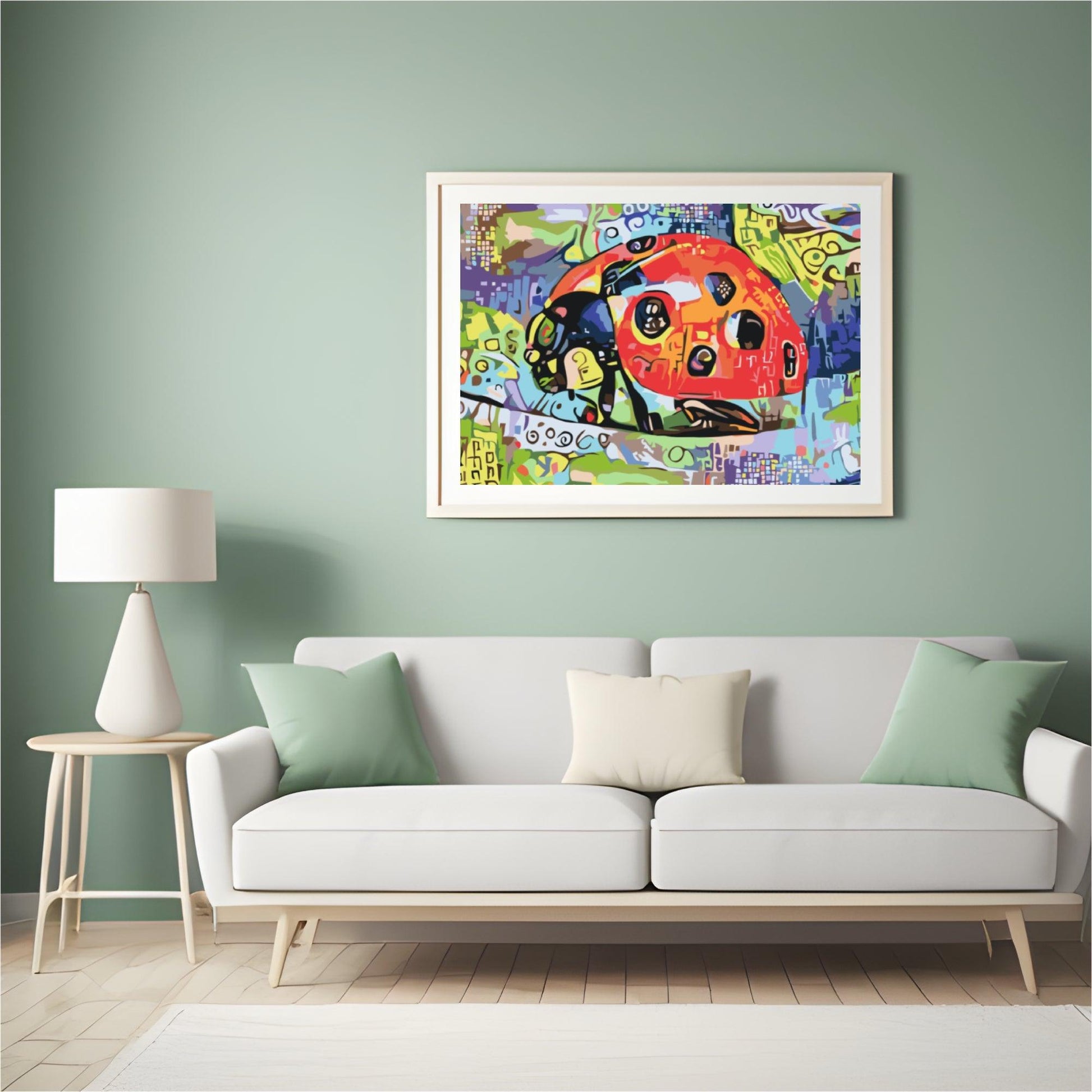Diamond Painting - Kleurrijk lieveheersbeestje - SEOS®