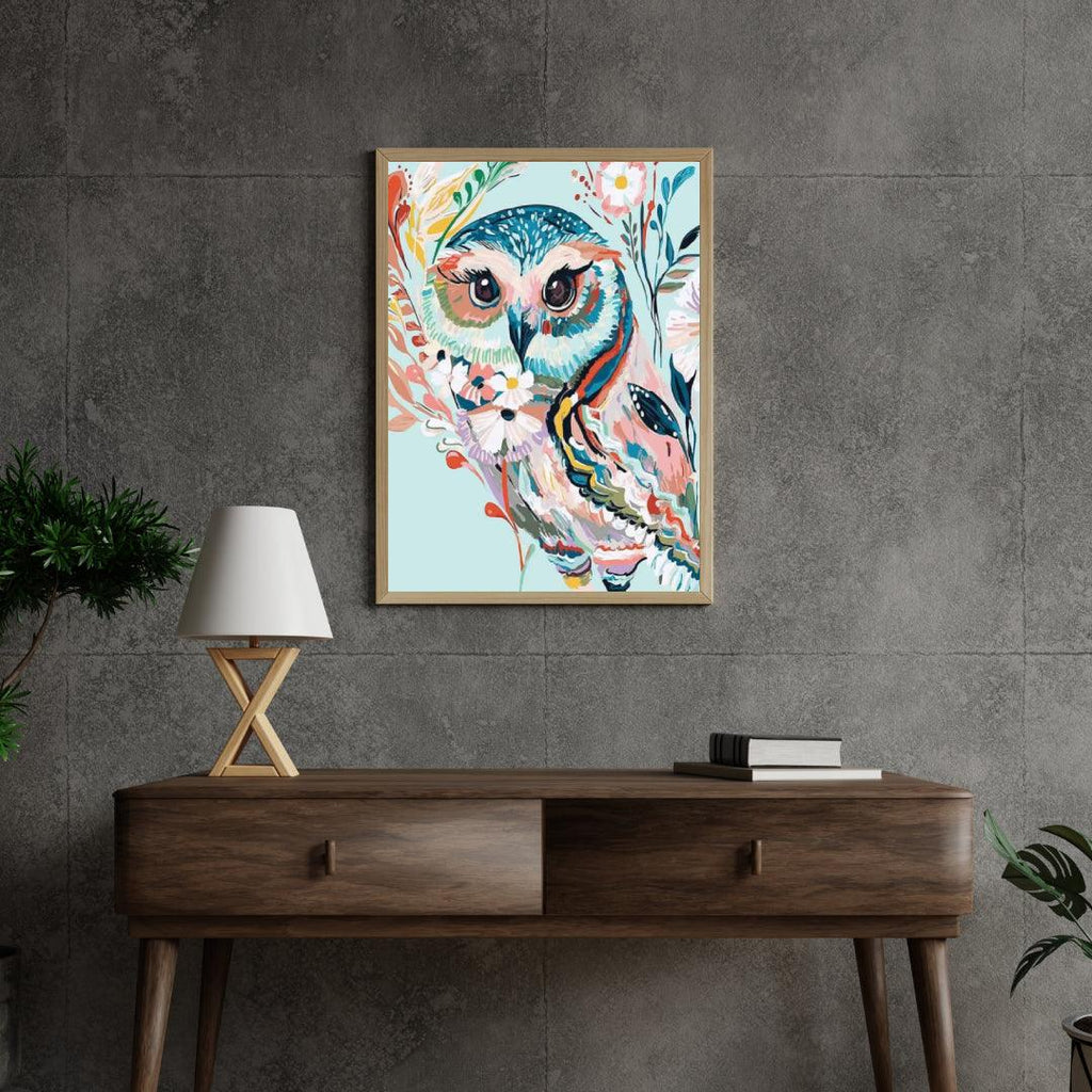 Diamond Painting - Kleurrijke Uil - SEOS®