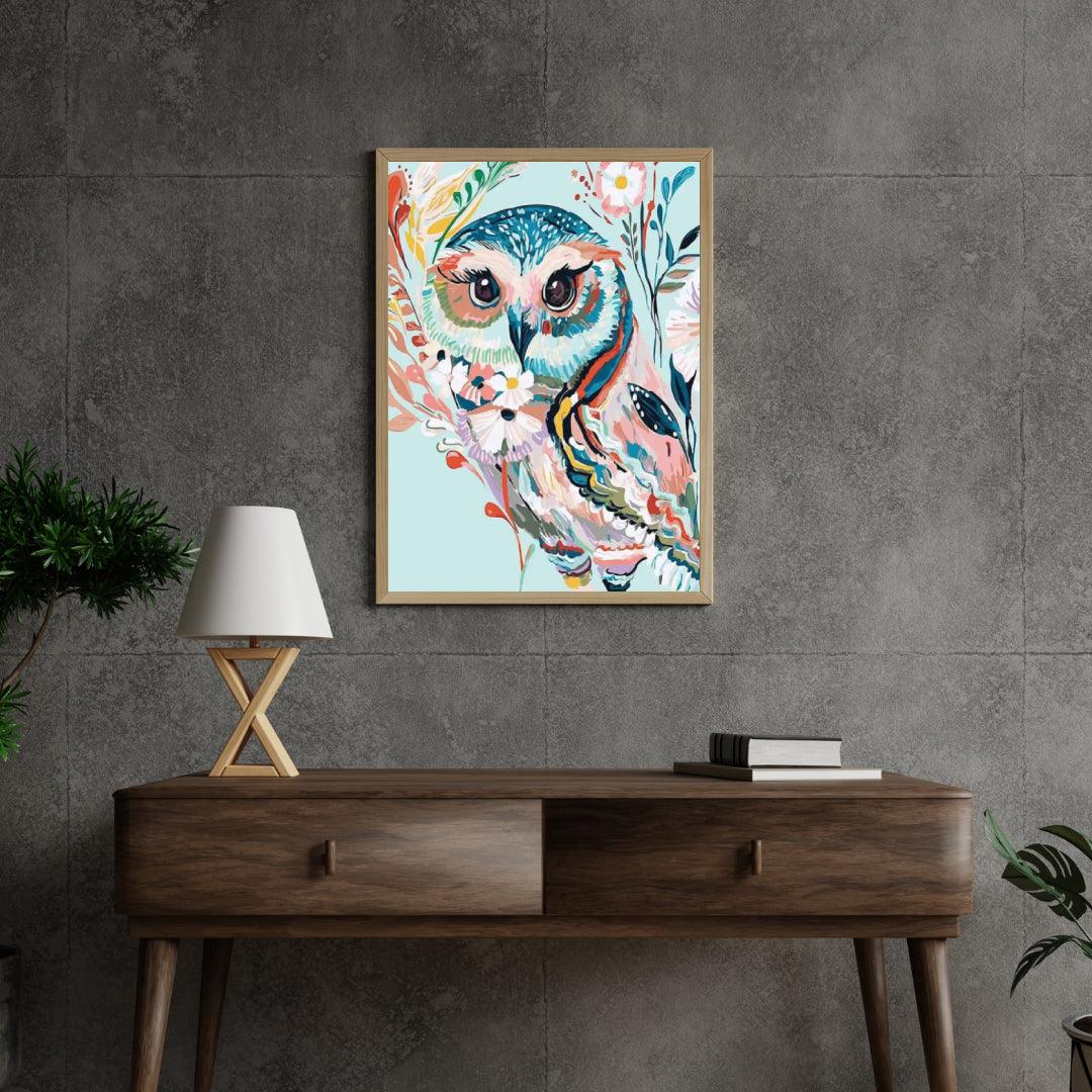 Diamond Painting - Kleurrijke Uil - SEOS®
