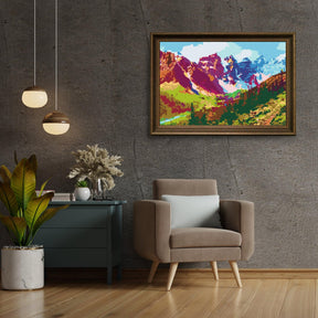 Diamond Painting - Kleurrijke bergen - SEOS Shop ®