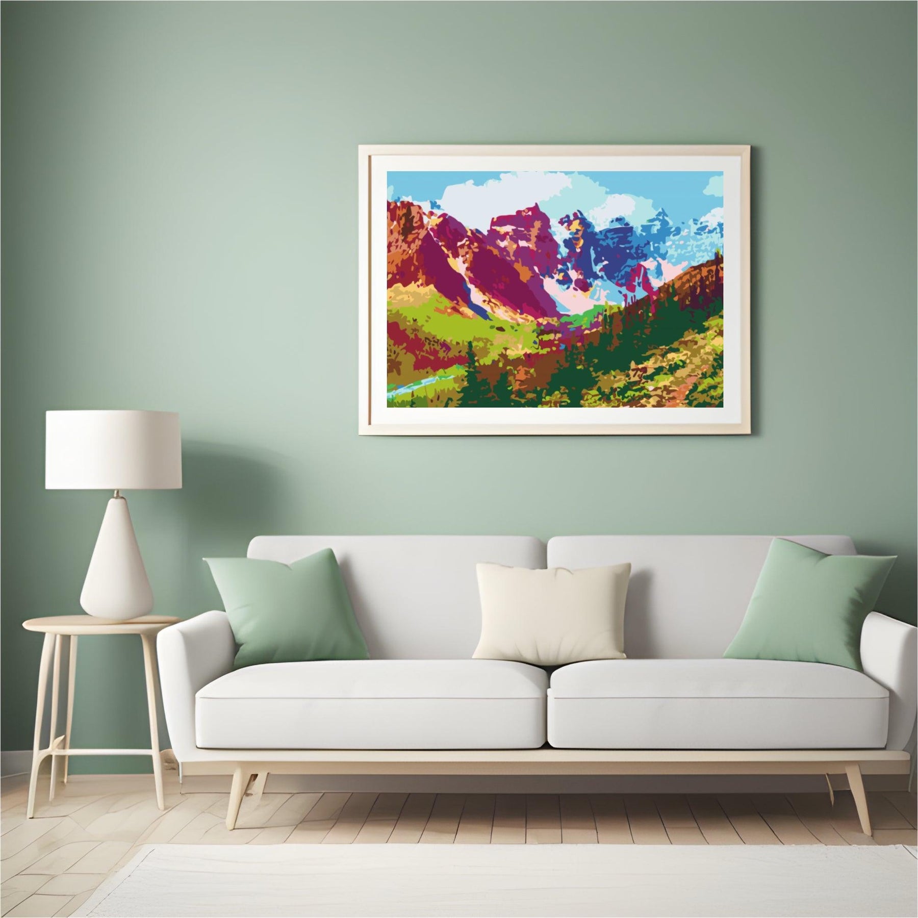 Diamond Painting - Kleurrijke bergen - SEOS Shop ®