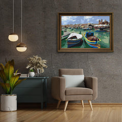 Diamond Painting - Kleurrijke vissersboten - SEOS Shop ®