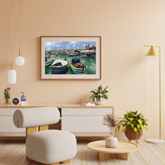 Diamond Painting - Kleurrijke vissersboten - SEOS Shop ®
