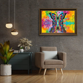 Diamond Painting - Kleurrijke vlinder - SEOS®
