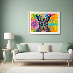 Diamond Painting - Kleurrijke vlinder - SEOS®