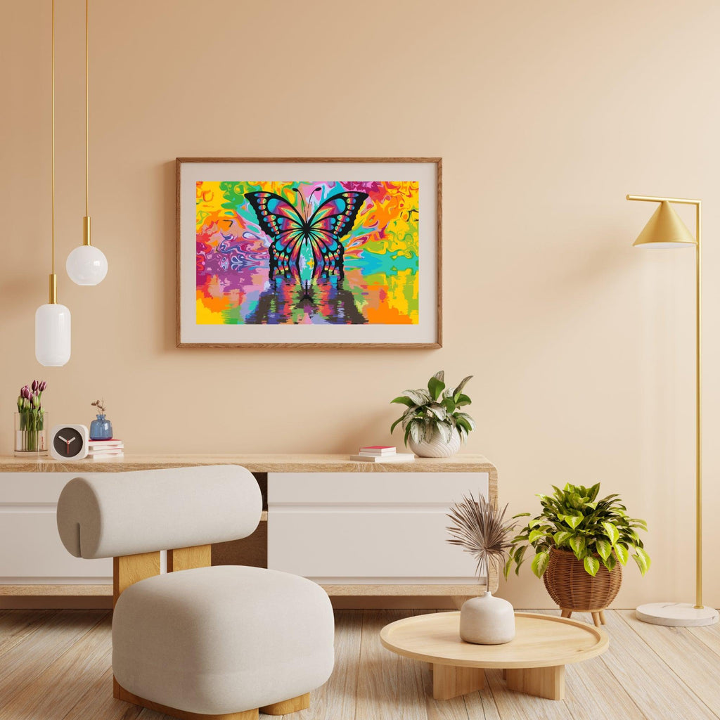 Diamond Painting - Kleurrijke vlinder - SEOS®