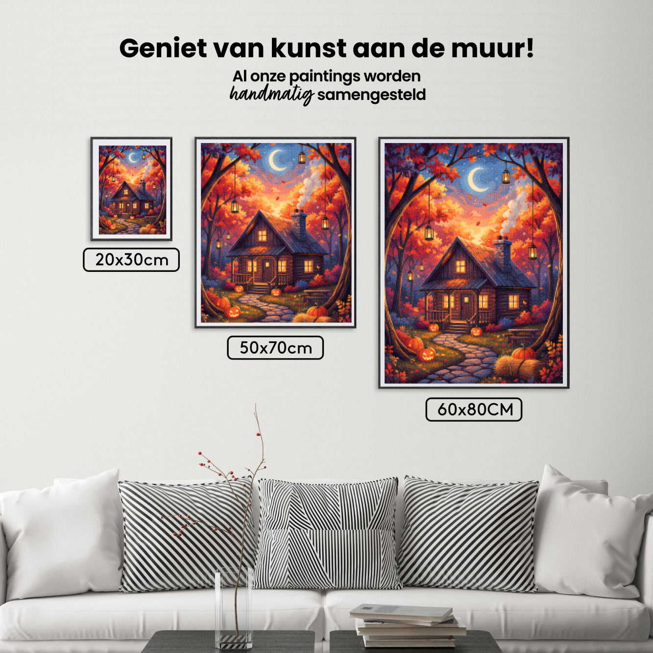 Diamond Painting - Knus huisje in het bos