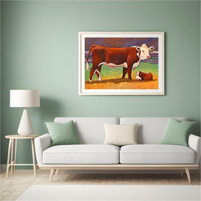 Diamond Painting - Koe en kalf - SEOS Shop ®