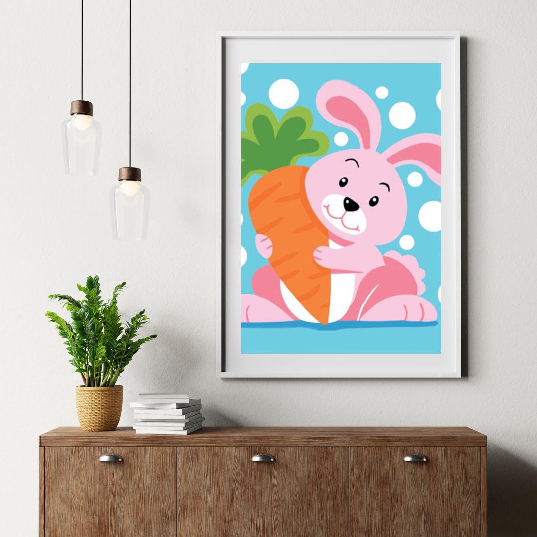 Diamond Painting - Konijn met Wortel - SEOS®