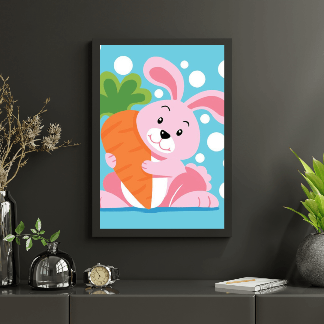 Diamond Painting - Konijn met Wortel - SEOS®