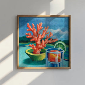 Mini Diamond Painting - Koraal slokje