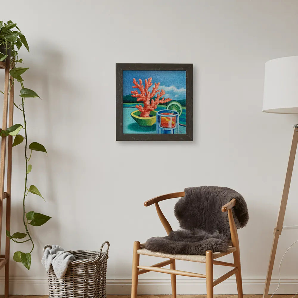 Mini Diamond Painting - Koraal slokje