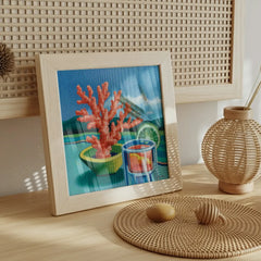 Mini Diamond Painting - Koraal slokje
