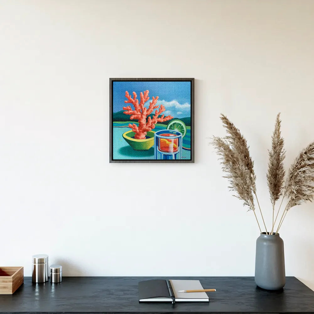 Mini Diamond Painting - Koraal slokje