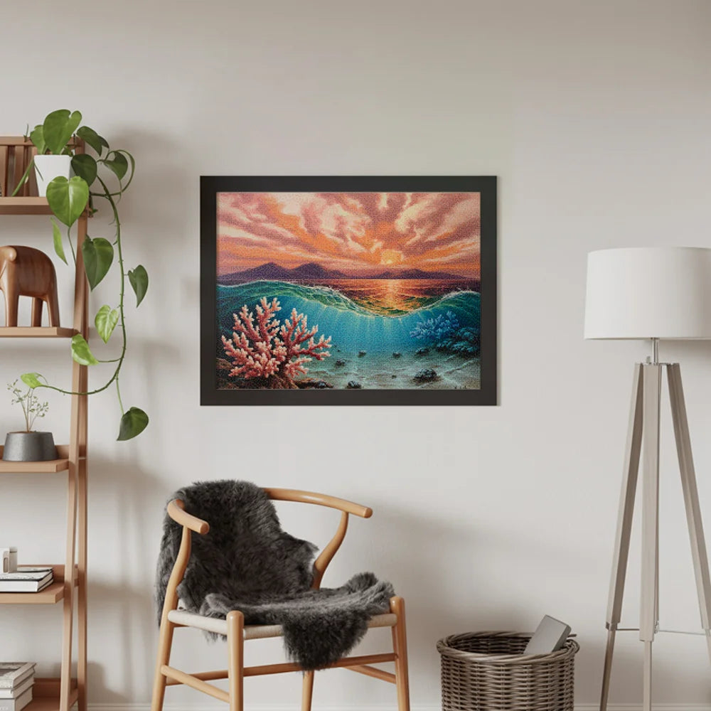 Diamond Painting - Koraal zonsondergang