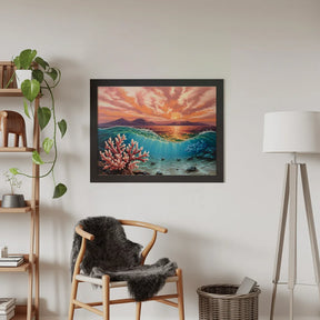 Diamond Painting - Koraal zonsondergang
