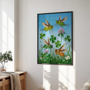 Diamond Painting - Krekels en klaver