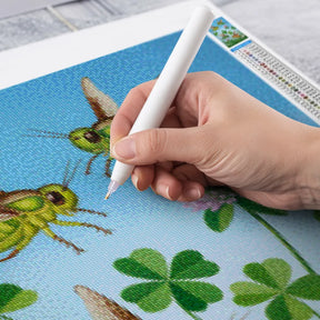 Diamond Painting - Krekels en klaver