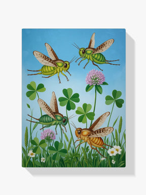 Diamond Painting - Krekels en klaver