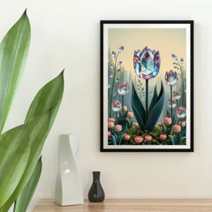 Diamond Painting - Kristallen tulp bloei V1