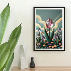 Diamond Painting - Kristallen tulp bloei V2