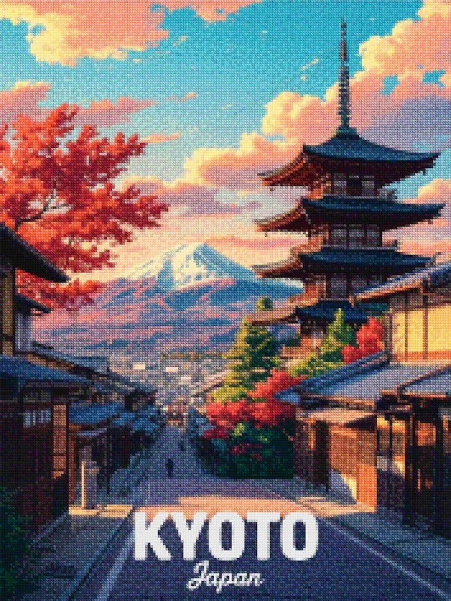 Diamond Painting - Kyoto, Japan