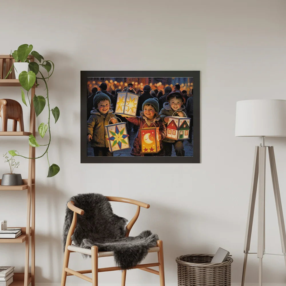 Diamond Painting - Lantaarnoptocht