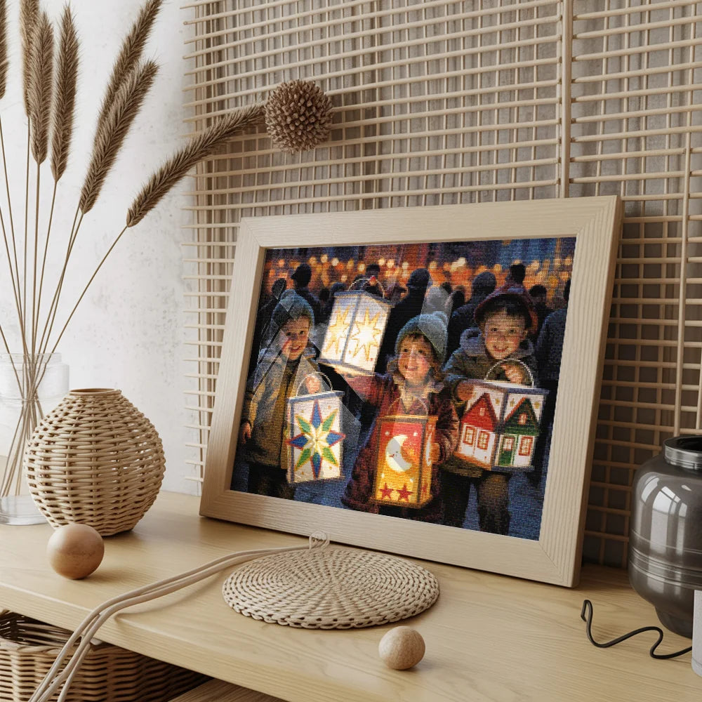Diamond Painting - Lantaarnoptocht