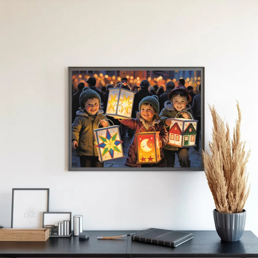 Diamond Painting - Lantaarnoptocht