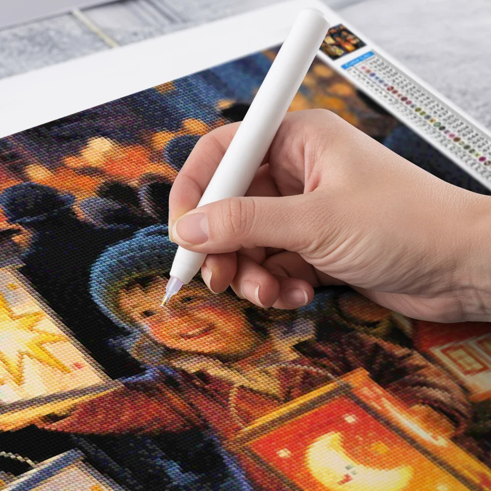 Diamond Painting - Lantaarnoptocht