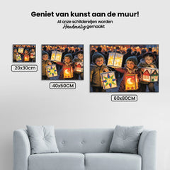 Diamond Painting - Lantaarnoptocht