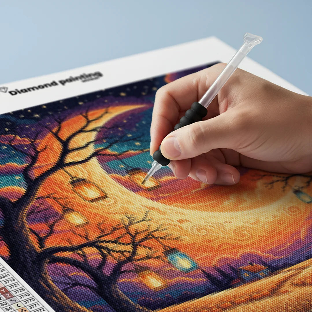 Diamond Painting - Lantaarns van oktober