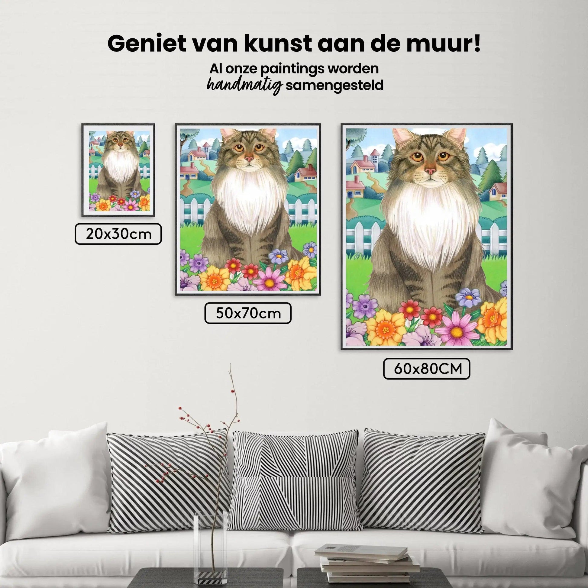 Diamond Painting - Lente Maine Coon