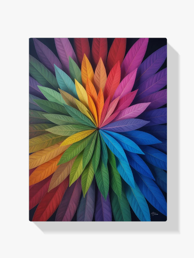 Diamond Painting - Levendige bladerenuitbarsting - Mandala's