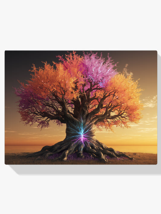 Diamond Painting - Levensboom met kleurrijke bladeren