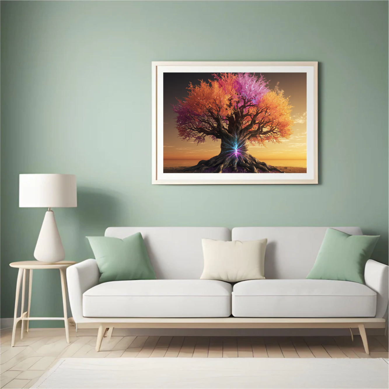 Diamond Painting - Levensboom met kleurrijke bladeren