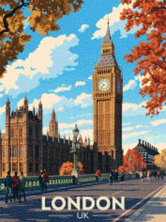 Diamond Painting - Londen, Verenigd Koninkrijk