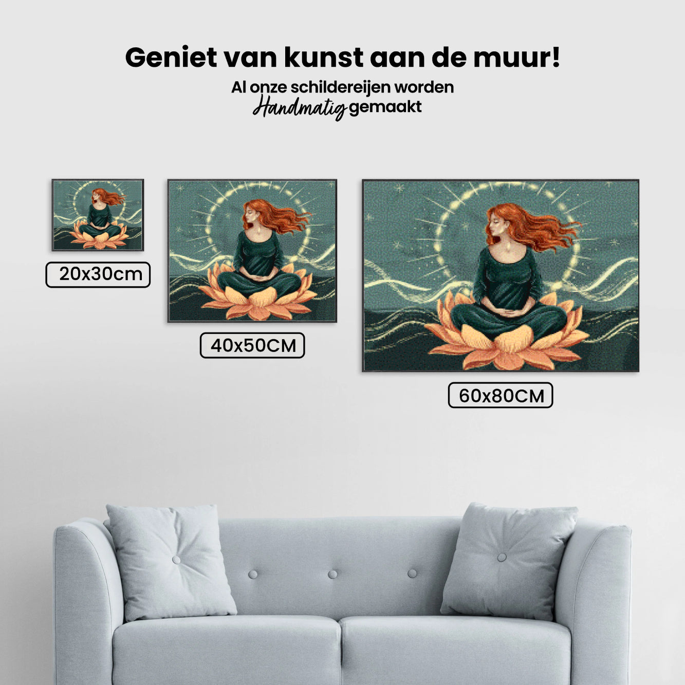 Diamond Painting - Lotus in de sterren