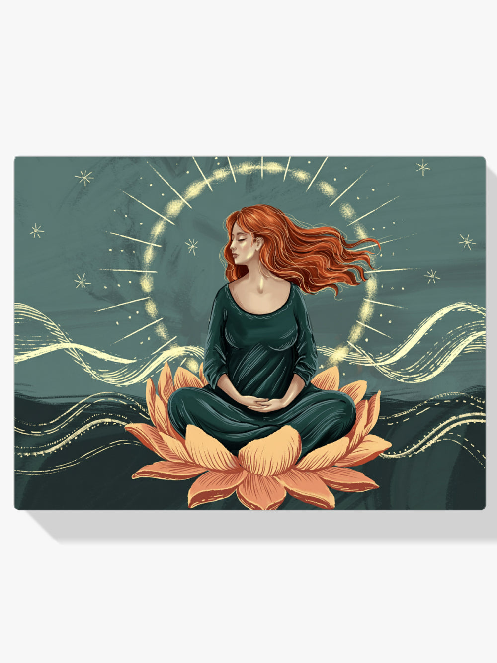 Diamond Painting - Lotus in de sterren