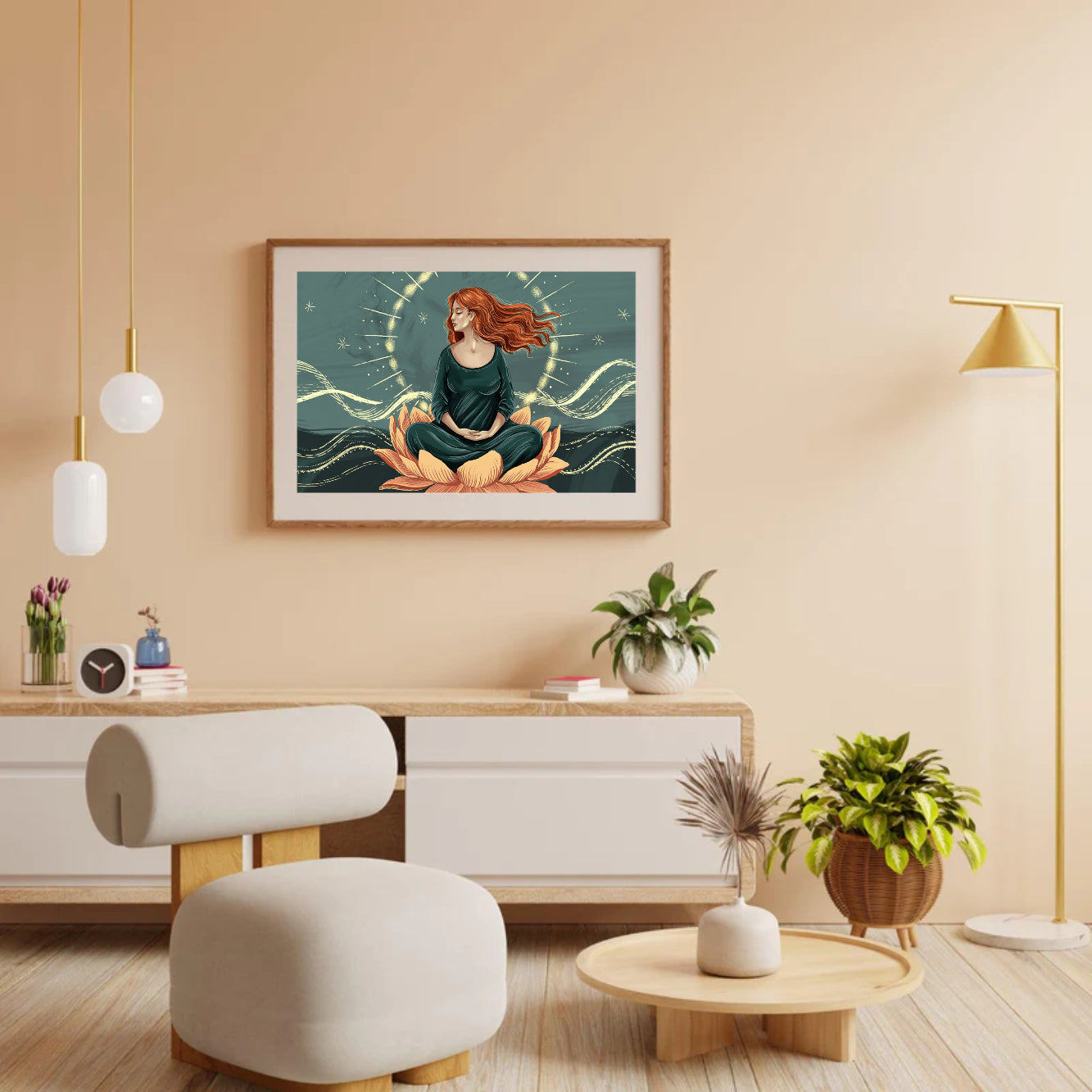 Diamond Painting - Lotus in de sterren