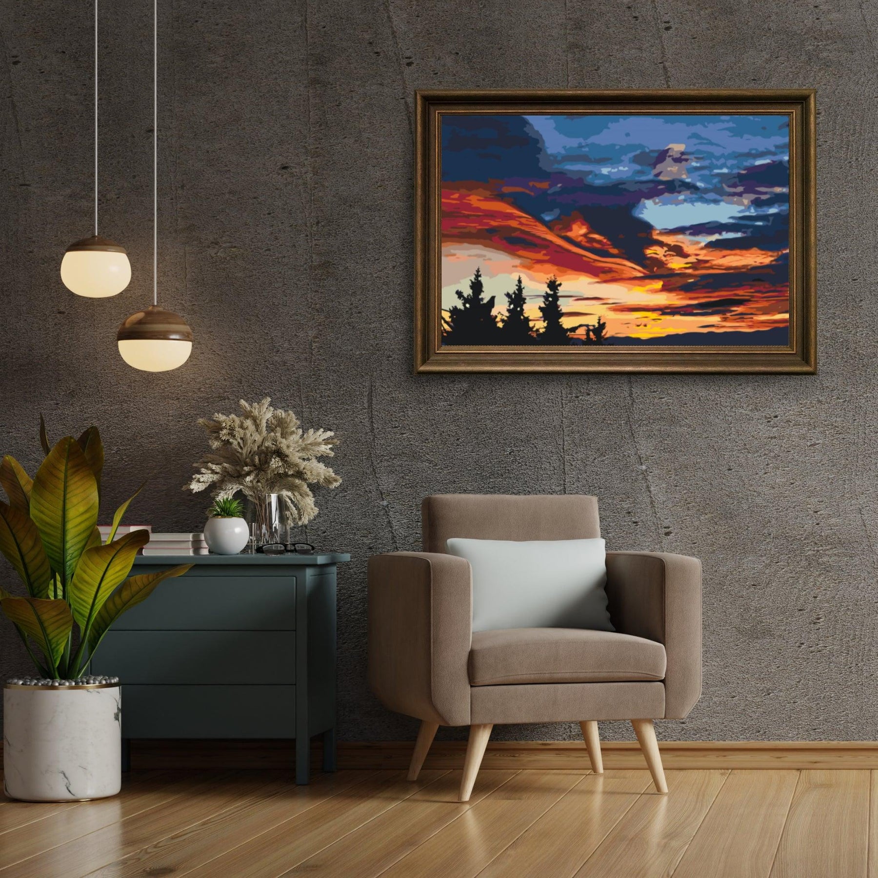 Diamond Painting - Lucht in kleuren - SEOS Shop ®