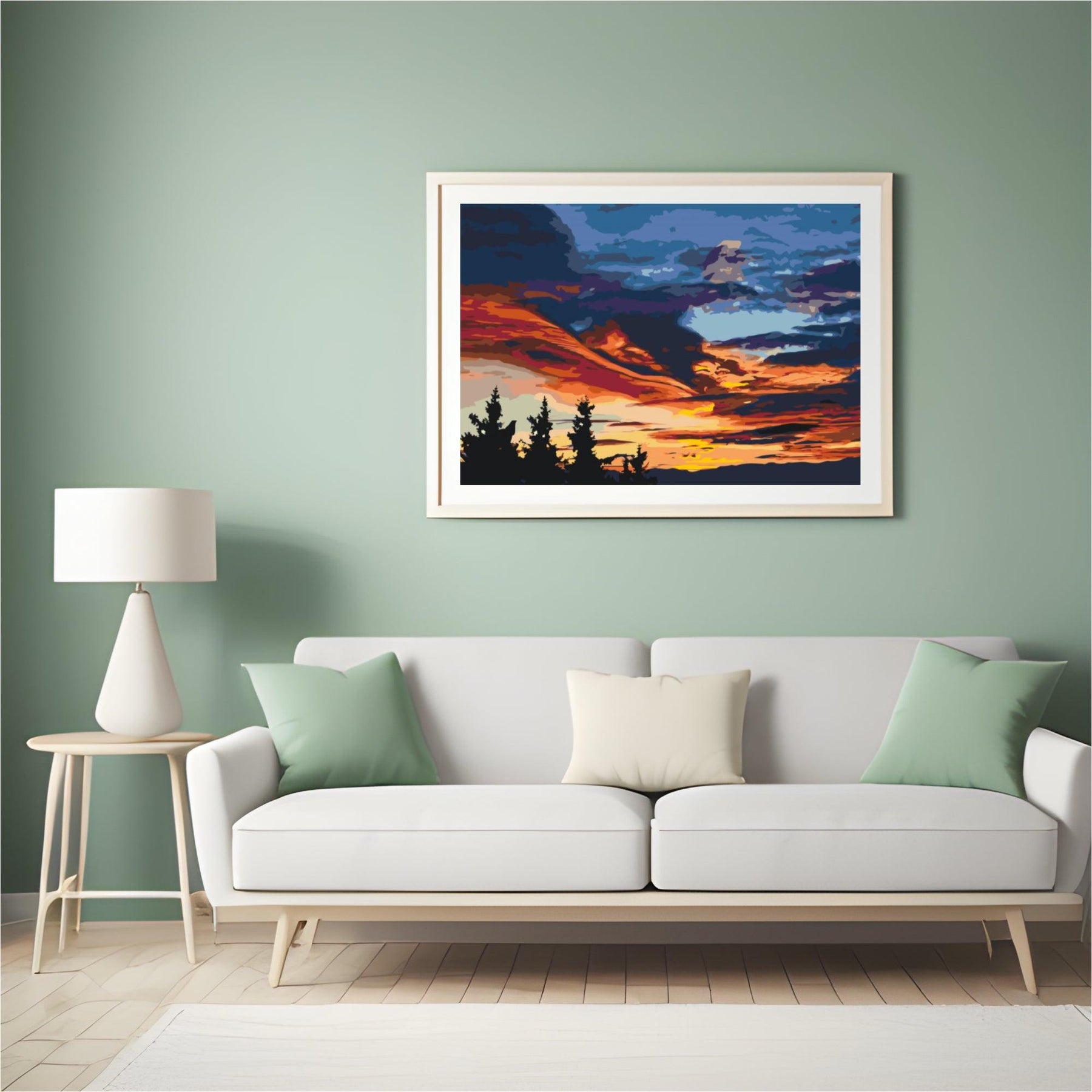 Diamond Painting - Lucht in kleuren - SEOS Shop ®