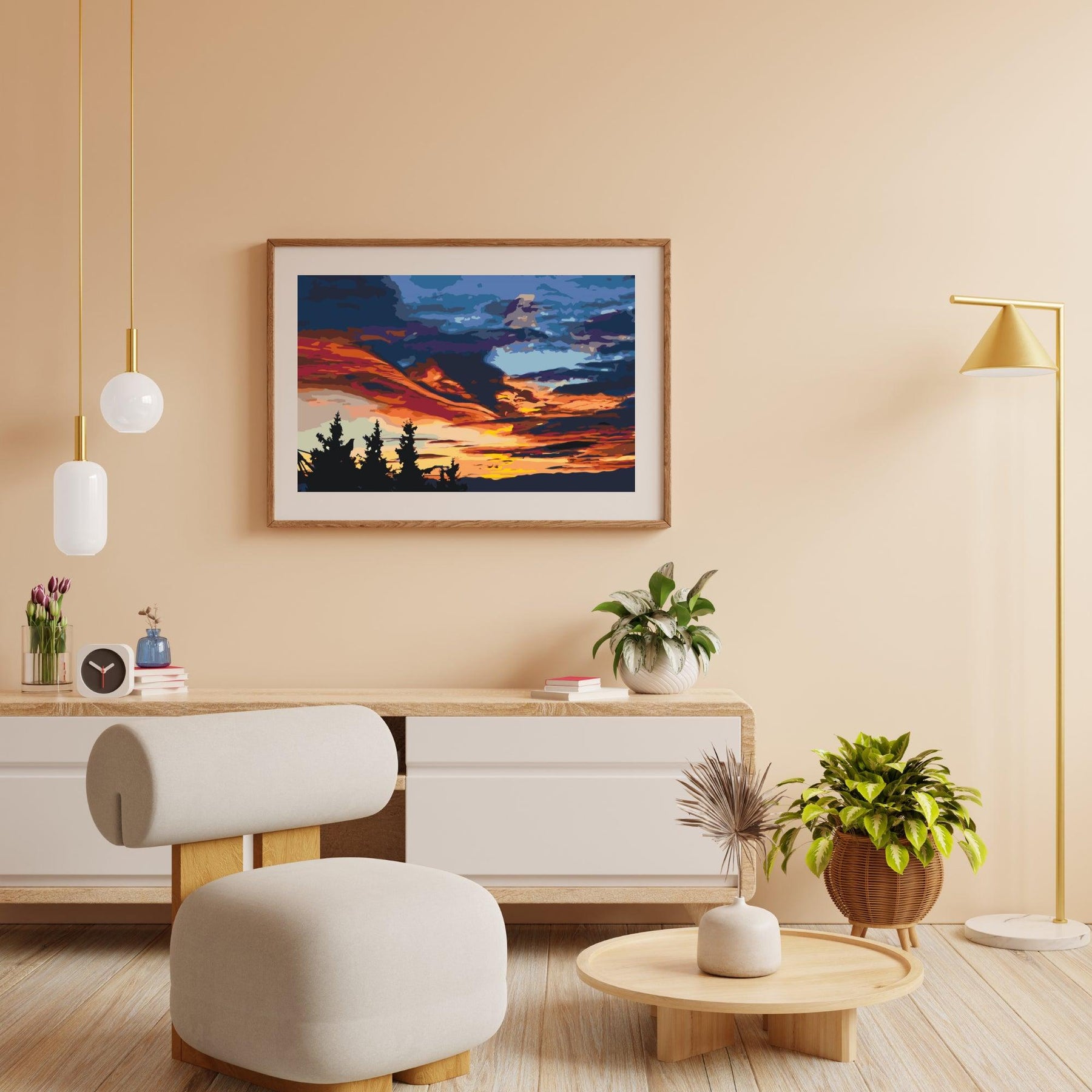 Diamond Painting - Lucht in kleuren - SEOS Shop ®