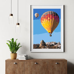 Diamond Painting - Luchtballonnen in de bergen - SEOS Shop ®
