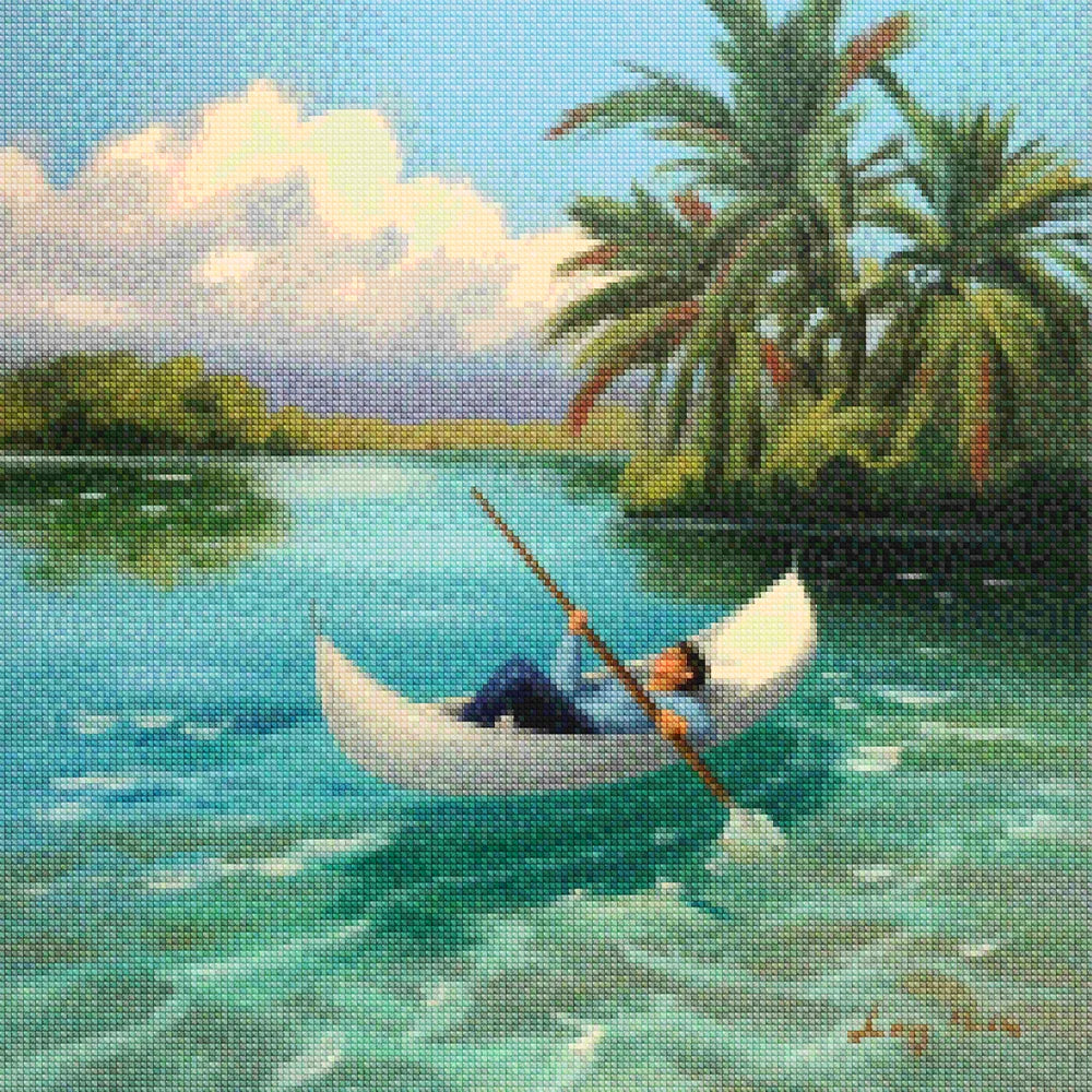 Mini Diamond Painting - Luie Lagune