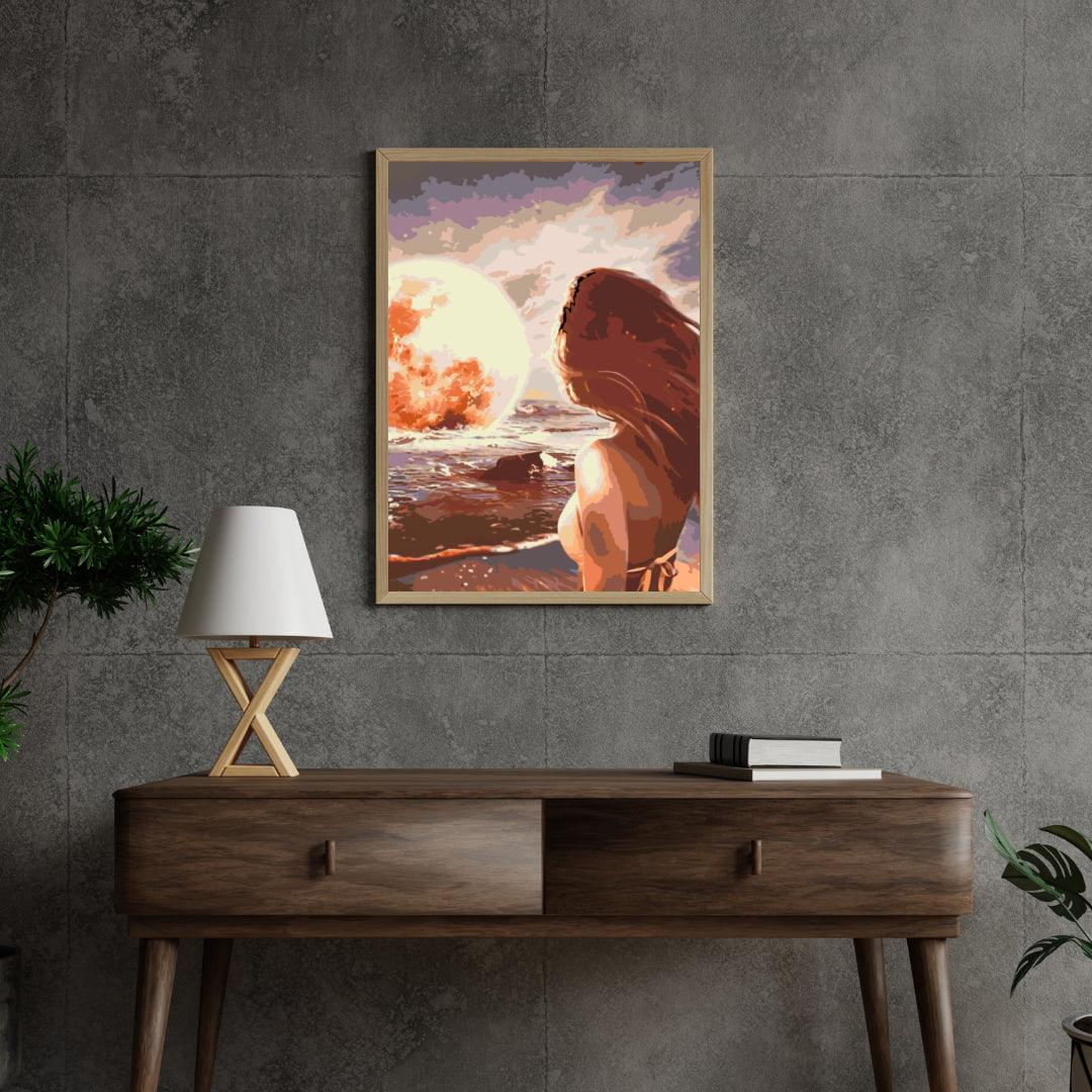 Diamond Painting - Maan op zee - SEOS Shop ®