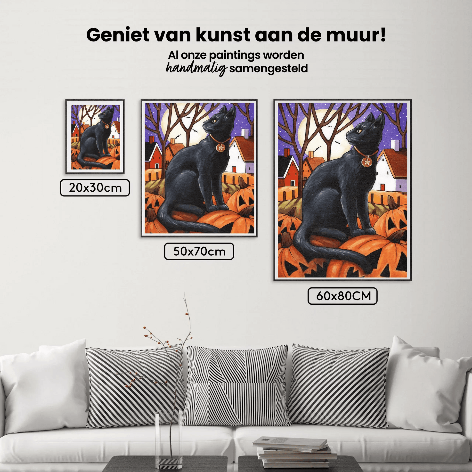Diamond Painting Maankat & Pompoenen