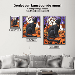 Diamond Painting Maankat & Pompoenen