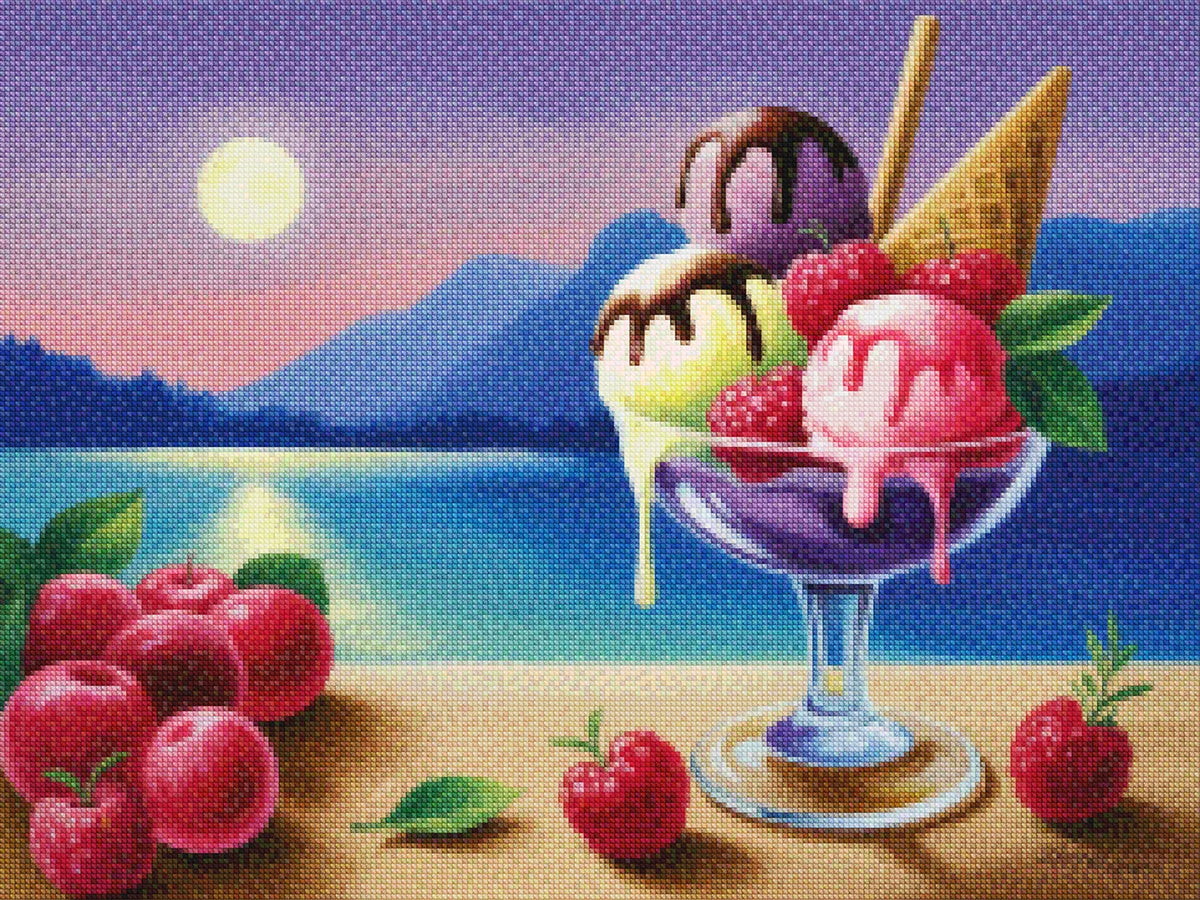 Diamond Painting - Maanlicht Gelato